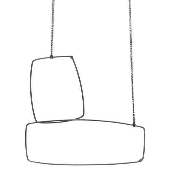 'NK1 Necklace' Oxidized Sterling Silver