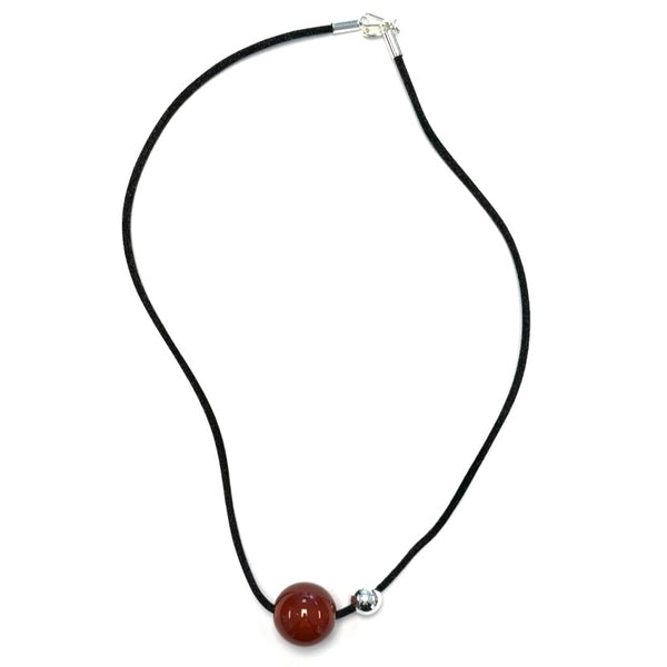 'Leigh Necklace' Red Agate