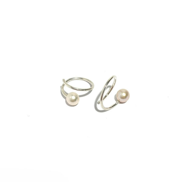 'Swirl Pearl' Silver or Gold