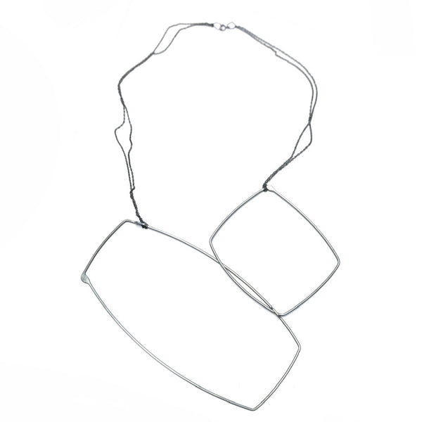 'NK1 Necklace' Oxidized Sterling Silver