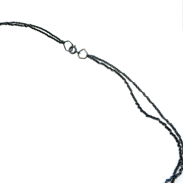 'NK1 Necklace' Oxidized Sterling Silver