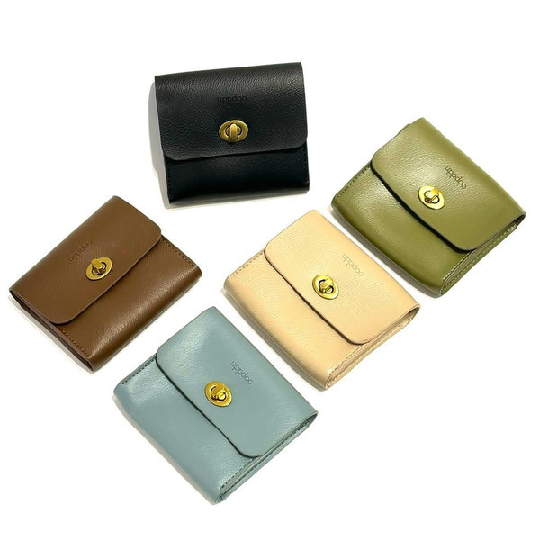 'Turn Loc Mini Square Wallet" Assorted Colours