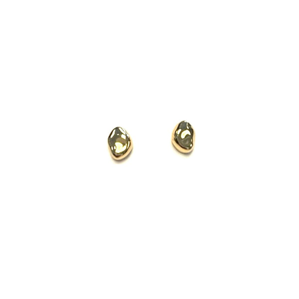 'Bean Studs' Gold or Silver