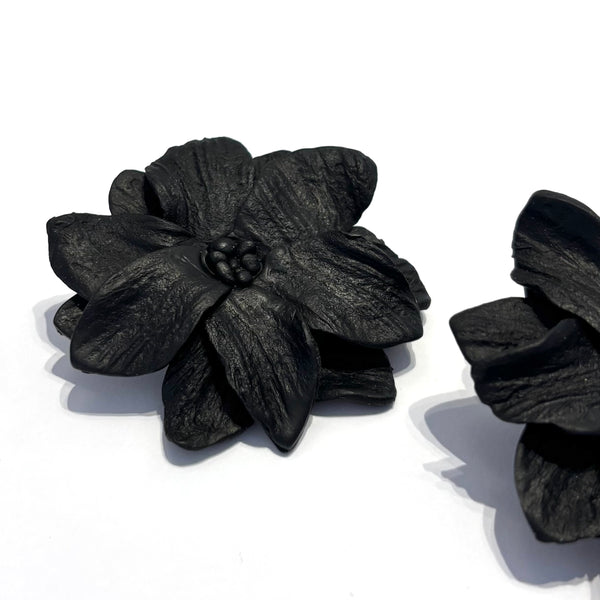 'Flora Studs' Red, Black, or White