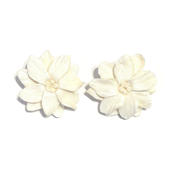 'Flora Studs' Red, Black, or White