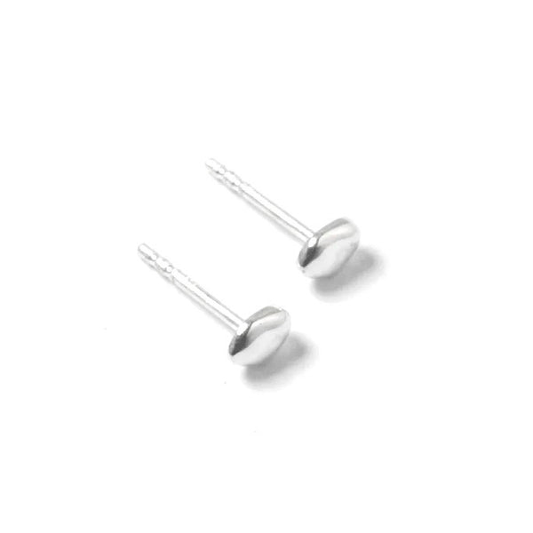 'Small Bean Studs' Gold or Silver
