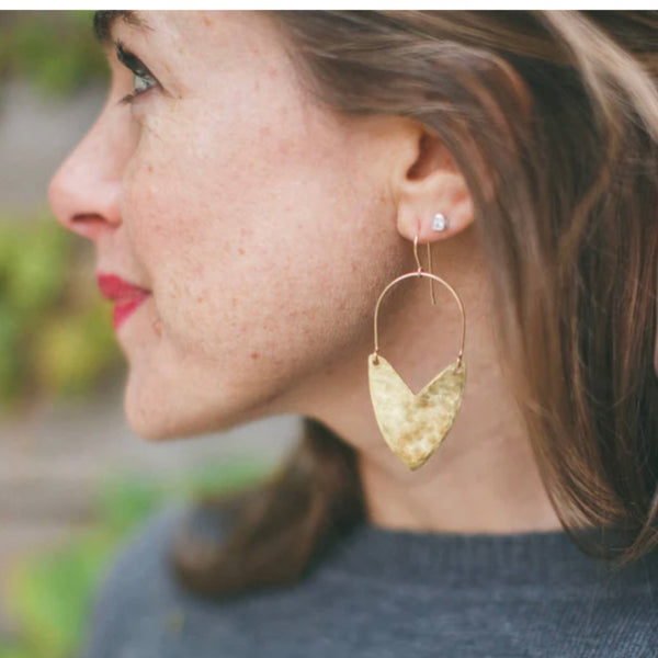 'Mini Tulip Shield' Brass