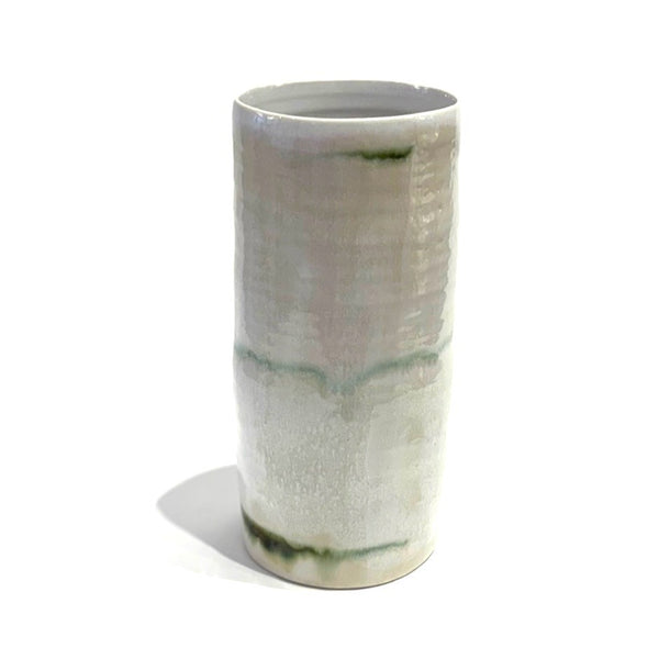'Flower Can' White/Blush/Copper Vase