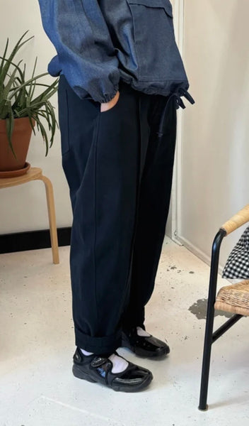 'Sammie Barrel Pant' Black