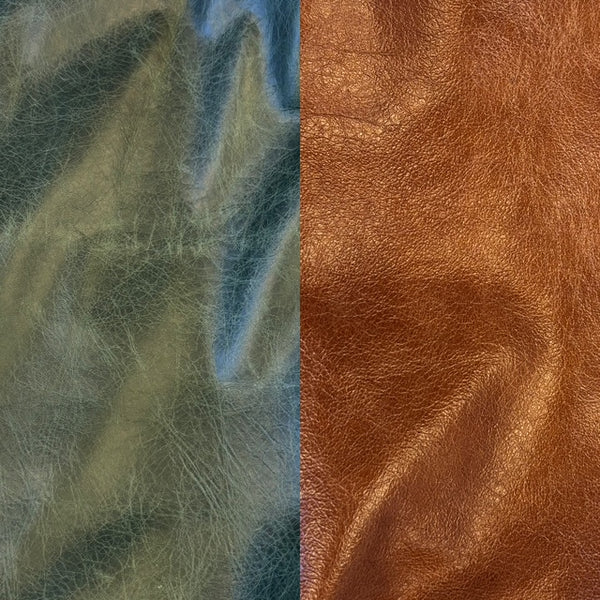 'Two Toned Leather Clutch' Assorted Combinations
