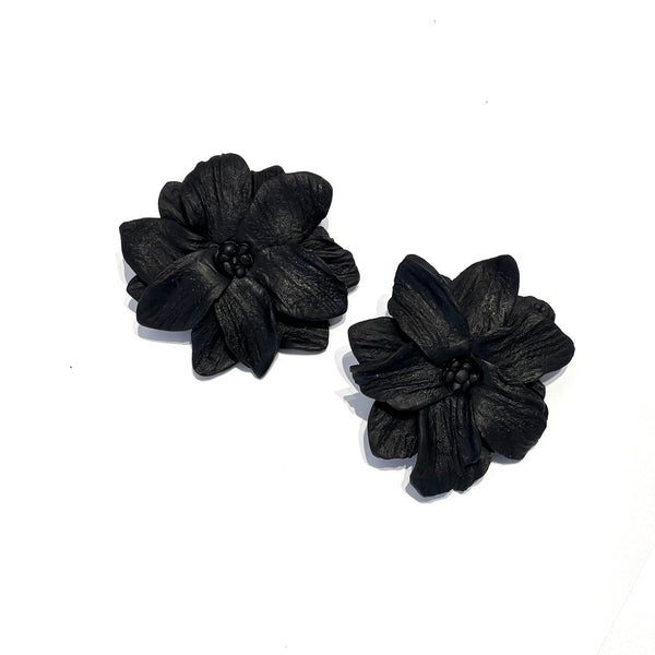 'Flora Studs' Red, Black, or White
