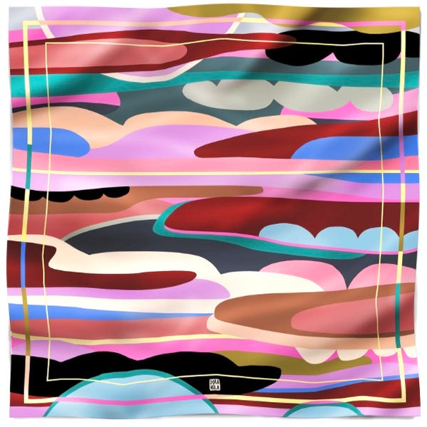 'Large Silk Scarf' Assorted Patterns