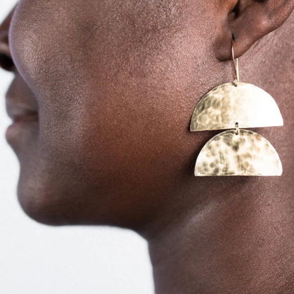 'Caterpillar Dangles' Brass