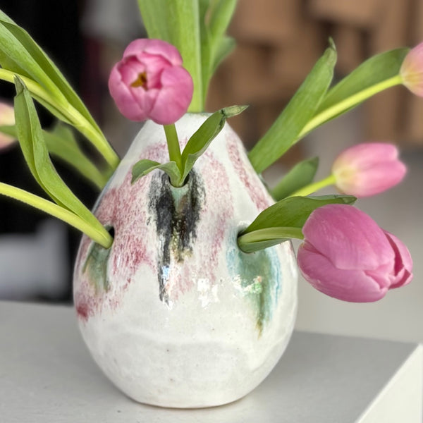 'Tulipiere' Multi Coloured or Solid Black