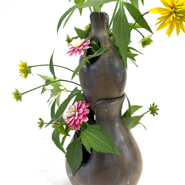 'Two Part Stacked Vase'
