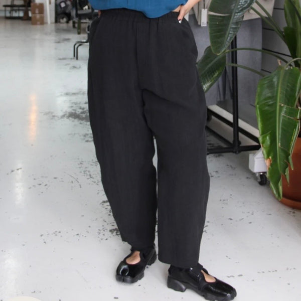 'Jacky Arc Pant' Black, or Plum