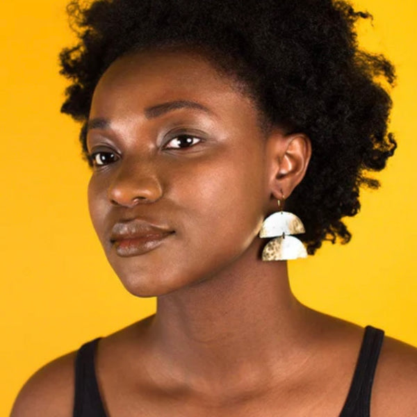 'Caterpillar Dangles' Brass