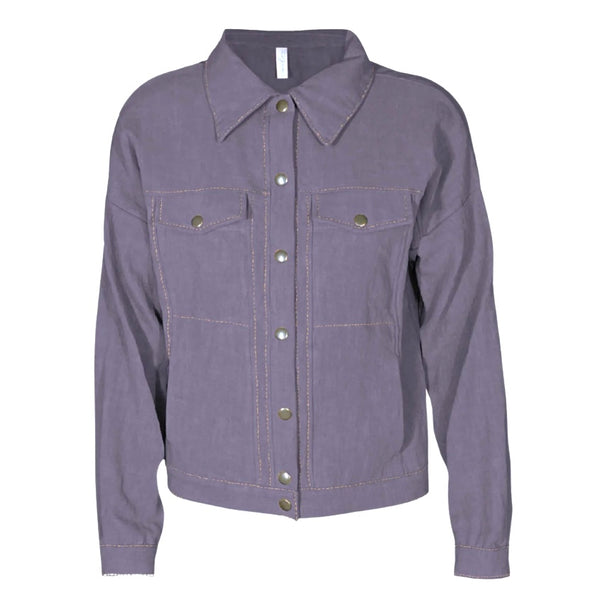 'Karlos Jacket' Slate or Pebble