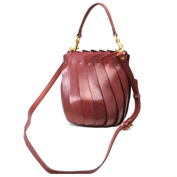 'Bloom Bucket Tote' Chestnut, Midnight, or Pine