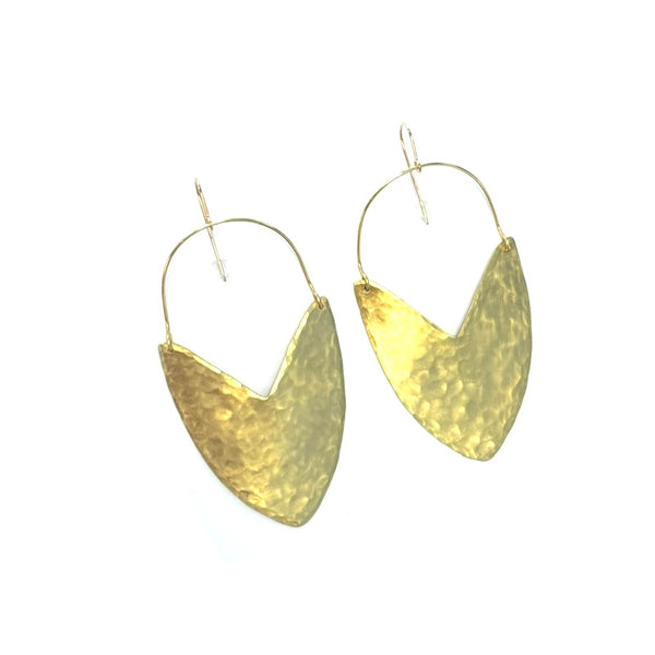 'Large Tulip Shield' Brass