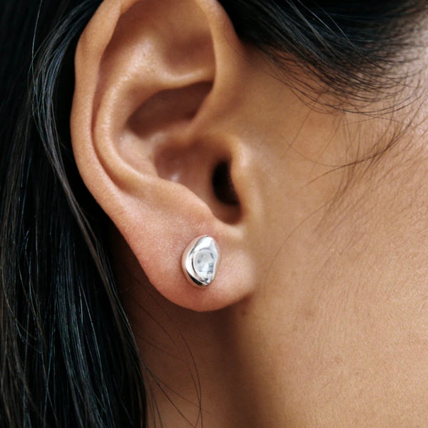 'Bean Studs' Gold or Silver