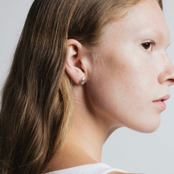 'Bean Studs' Gold or Silver