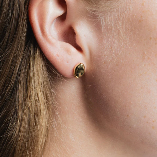 'Bean Studs' Gold or Silver