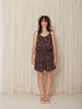 'Camassia Jumpsuit' Floral Cassis