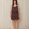 'Camassia Jumpsuit' Floral Cassis