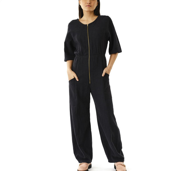'Pegasus Jumpsuit' Black
