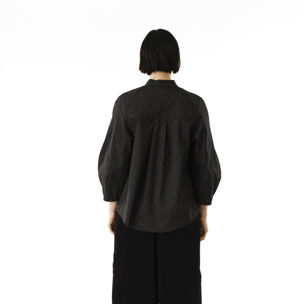 'Dahlia Blouse' Black Star Print