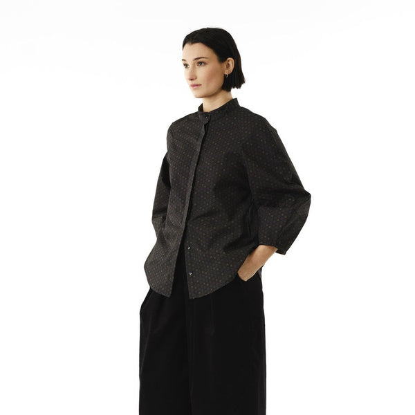 'Dahlia Blouse' Ivory Star Print