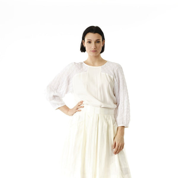 'Brigid Blouse' Ivory