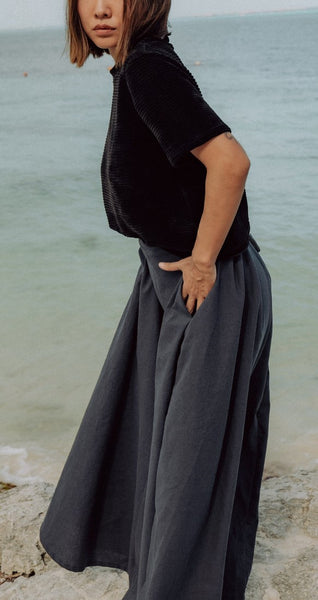 'Savannah Skirt' Indigo