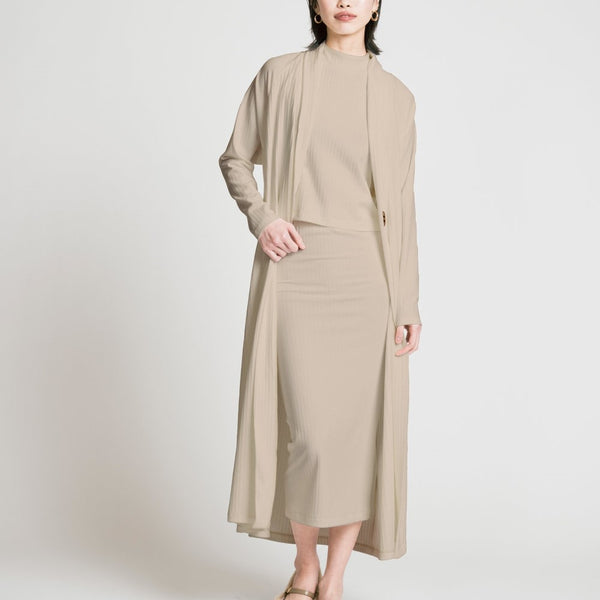 'Trigger Mock Neck' Oatmeal