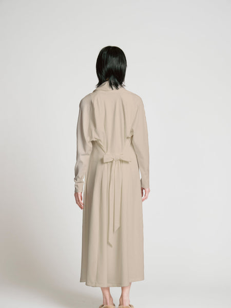 'Support Cardigan' Black Rib