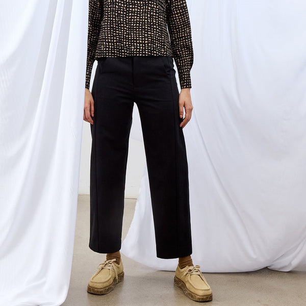'Kit Seamed Pant' Black