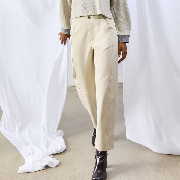 'Kit Seamed Pant' Almond