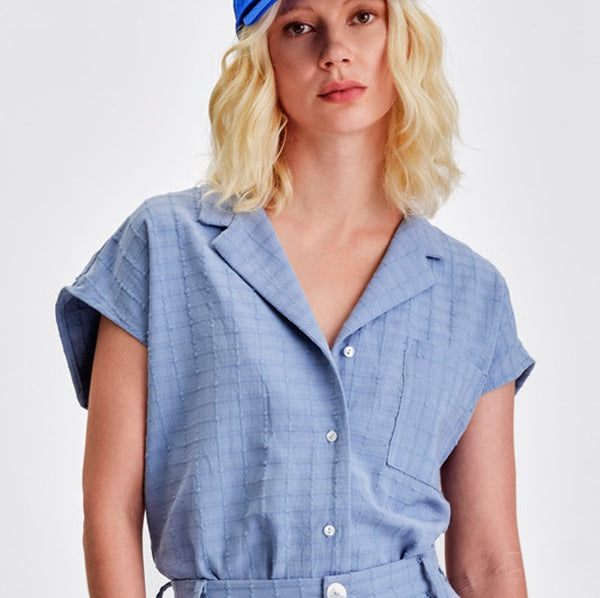 'Dionne Top' Sky Blue