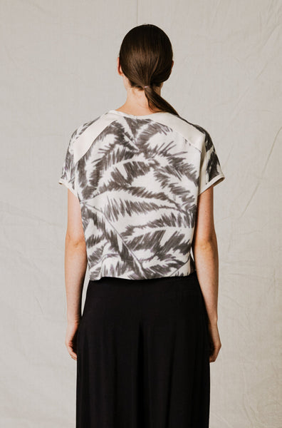 'Tofino Top' Beige/Grey
