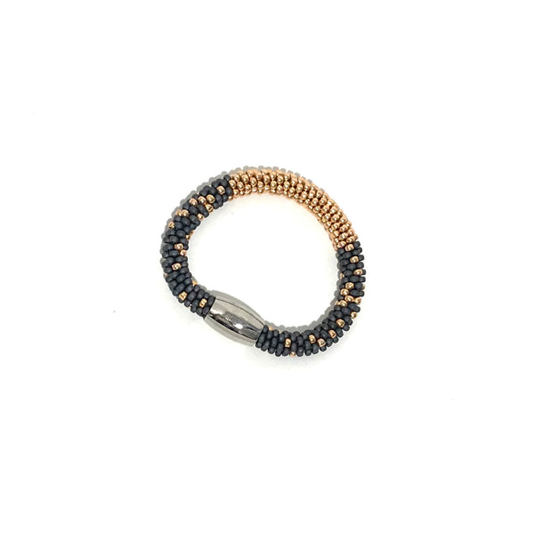 'Stardust Bracelet' Grey/Rose Gold