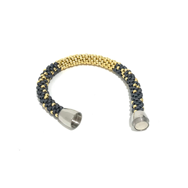 'Stardust Bracelet' Grey/Yellow Gold
