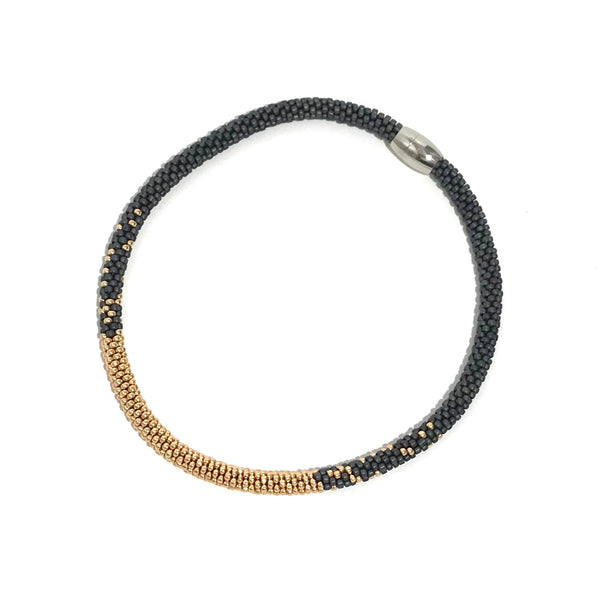 'Stardust Necklace' Grey/Rose Gold