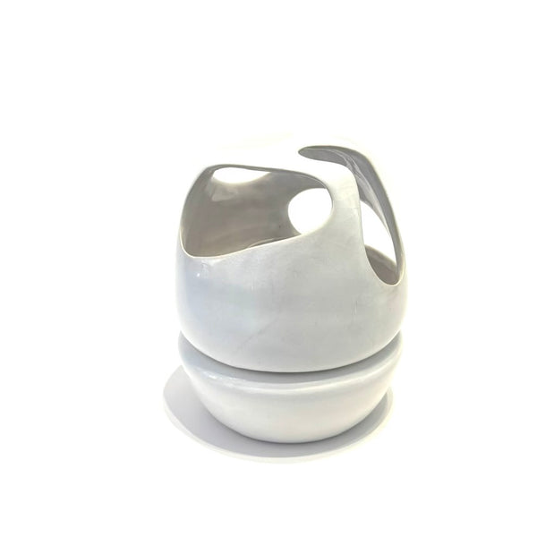 'Flower Cage Vase' White
