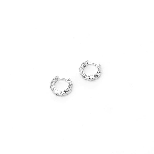 'Organic Huggies' Sterling Silver or Gold