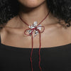 'Flower Necklace' Red