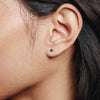 'Small Bean Studs' Gold or Silver