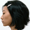 'Frida Hairclip' Textured Silver