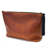 'Two Toned Leather Clutch' Assorted Combinations