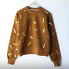'Tone on Tone Confetti Sweatshirt' Black or Silver or Gold